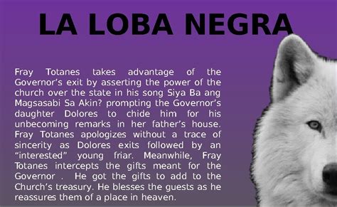 what is the theme of the story of la loba negra|La loba negra (The black she.